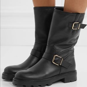 Jimmy Choo Biker II leather boots 🥾